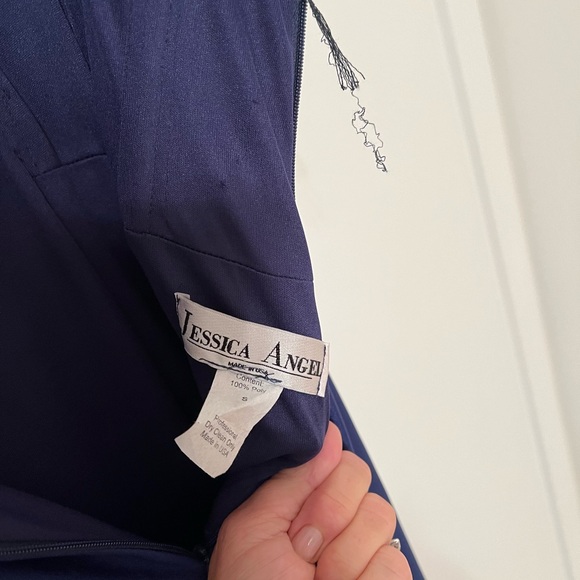 Jessica Angel Navy Prom Dress - Picture 5 of 5